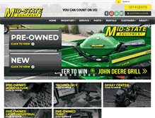 Tablet Screenshot of midstateequipment.com